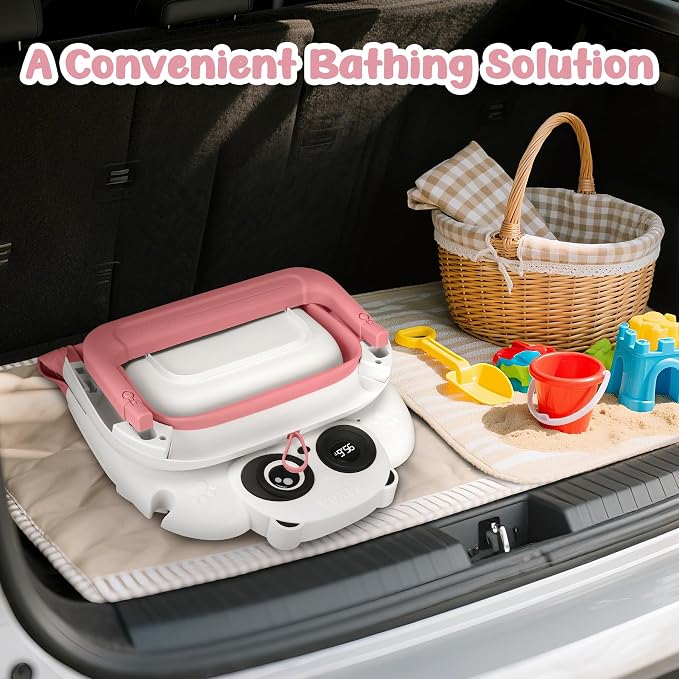 Collapsible Baby Bathtub for Newborn, Baby Bath Tub - Image 7