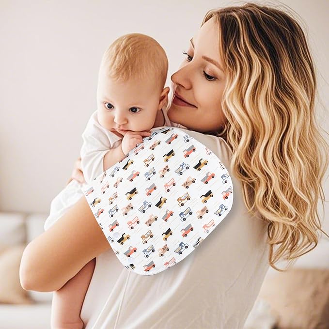 2-in-1 Burp Cloths and Baby Bibs - Image 7