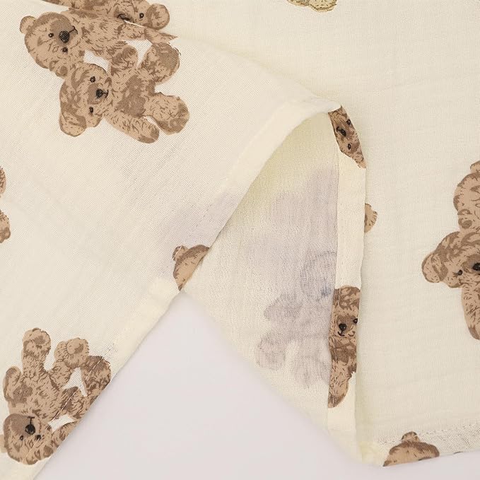 Muslin Nursing Cover for Baby Breastfeeding, Breathable 100% Cotton Privacy - Image 4
