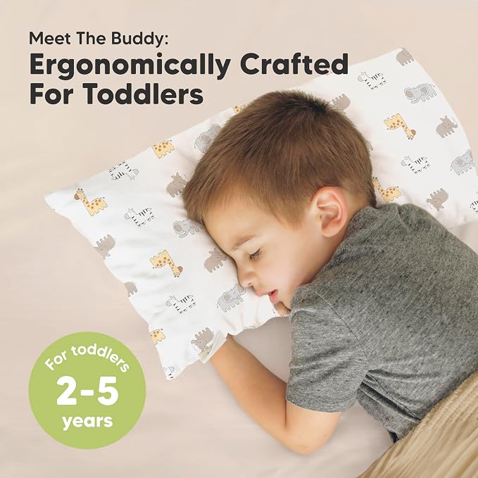 Toddler Pillow with Pillowcase - Image 2