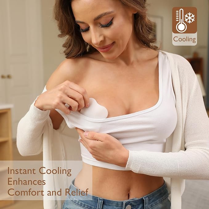 Hydrogel Soothing Gel Pads for Breastfeeding: Breast Pads Reusable for Instant - Image 3