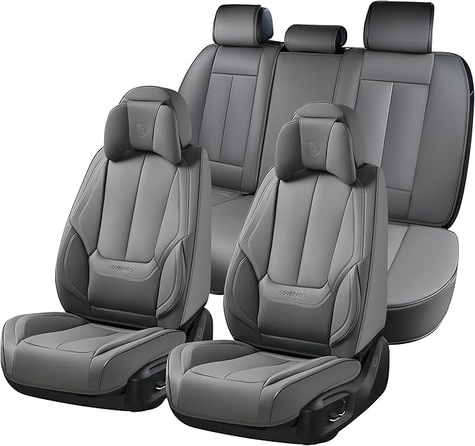 Coverado Universal Seat Covers Full Set, 5 Seats Universal Seat Covers by COVERADOAUTO
