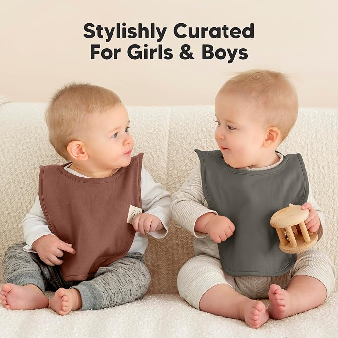 8-Pack Baby Bibs for Boys, Girls - Image 7