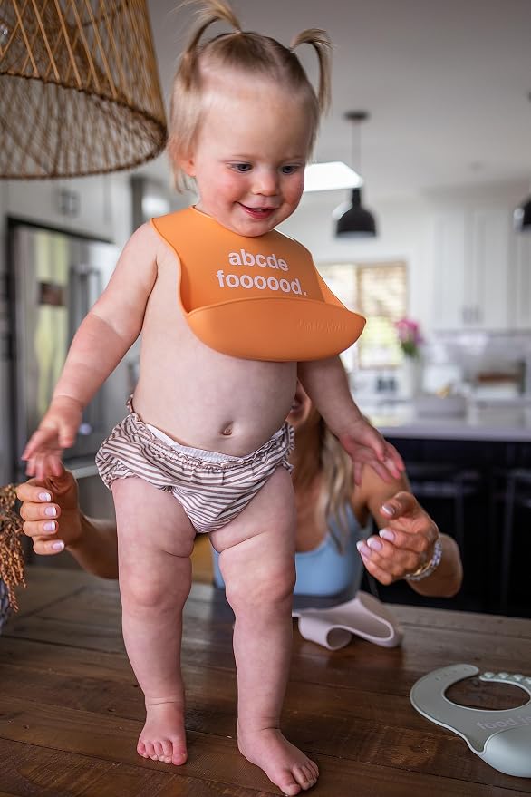 Denver James Silicone Feeding Bibs | Dishwasher Safe. Waterproof. Adjustable. - Image 7
