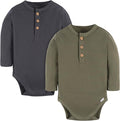 Gerber unisex-baby Baby Boys' and Baby Girls' 2-pack Bodysuits by Gerber