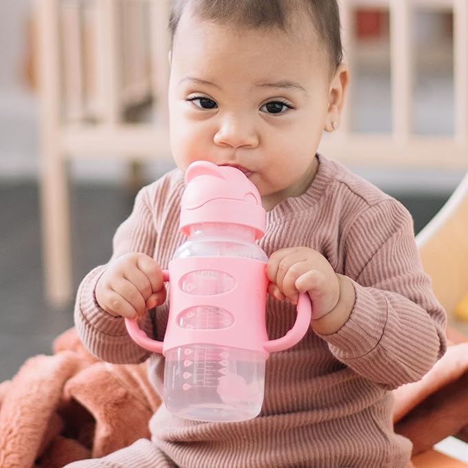 Dr. Brown's Milestones Wide-Neck Sippy Straw Bottle - Image 3