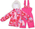 Arctic Quest Little Girls Bib Snow Pants and Ski Jacket Water-Resistant Snowsuit by ArcticQuest