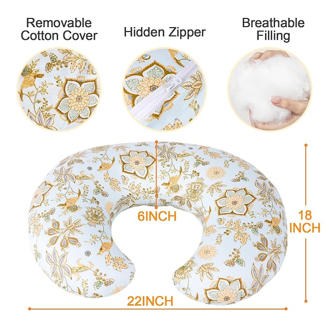 Baby Nursing Pillow for Breastfeeding, Adjustable Breast Feeding Pillow for - Image 3