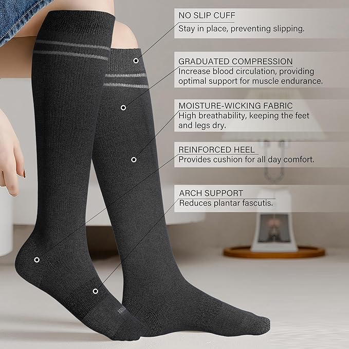 LEVSOX Viscose Made from Bamboo Compression Socks - Image 2
