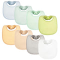 Tiny Twinkle 8 Pack Baby Bibs for Drooling and Teething – Waterproof & by TinyTwinkle
