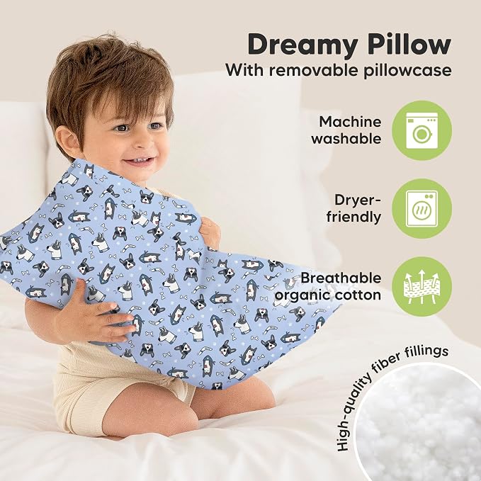 Toddler Pillow with Pillowcase - Image 4