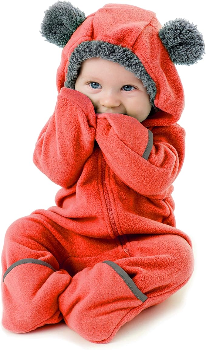 Cuddle Club Fleece Baby Bunting Bodysuit by CuddleClub