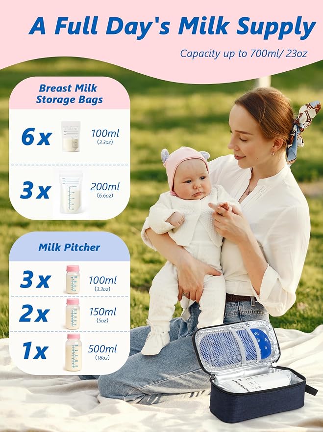 DawnBox Breast Milk Cooler Travel Bag - Image 4