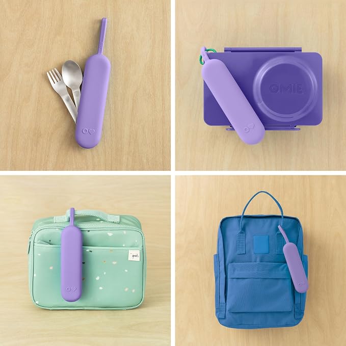 Omie OmieBox Travel Utensil Set | Fork and Spoon - Image 5