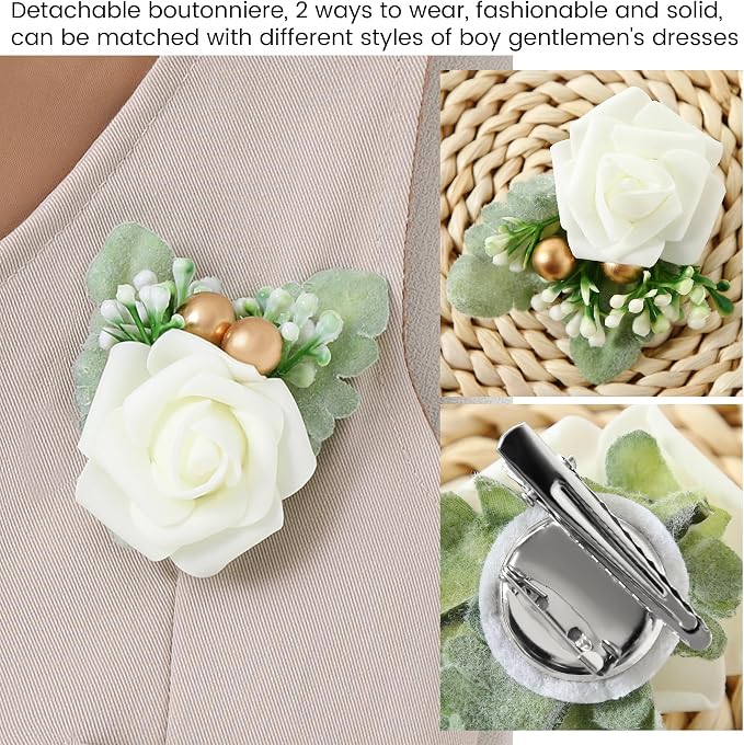 SANMIO Baby Boy Clothes Suits Infant Gentleman Outfit Collared Dress - Image 5