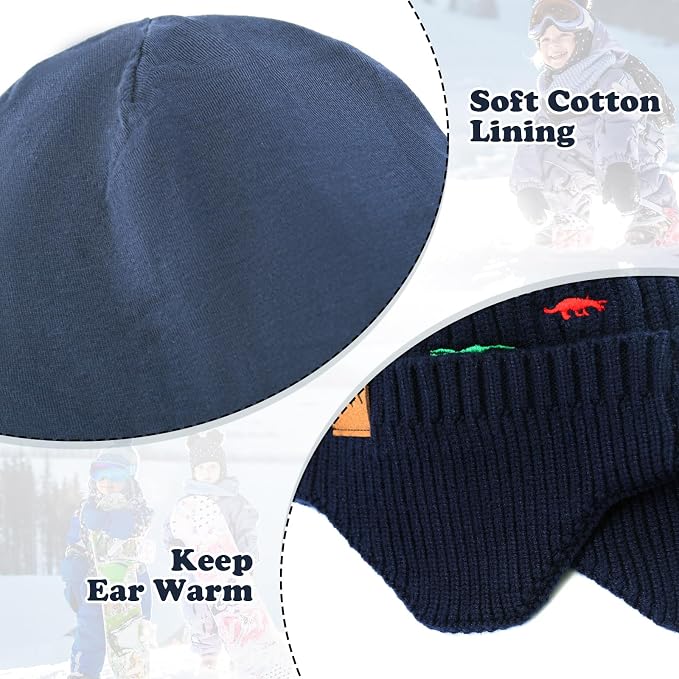 POXIMI Baby Boy Winter Hat Toddler Warm Beanie Girl Knit Hats - Image 5