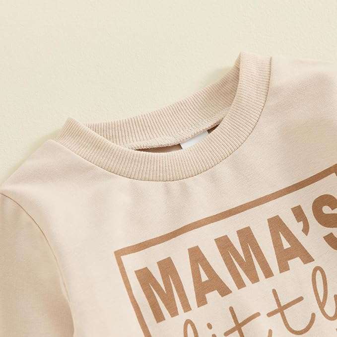 Toddler Baby Boy Fall Winter Outfit Long Sleeve Letter Print Sweatshirts and - Image 4
