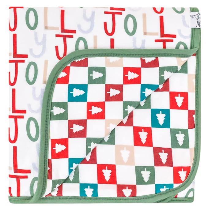 Copper Pearl Large Premium Knit Baby 3 Layer Stretchy Quilt Blanket Jolly by CopperPearl