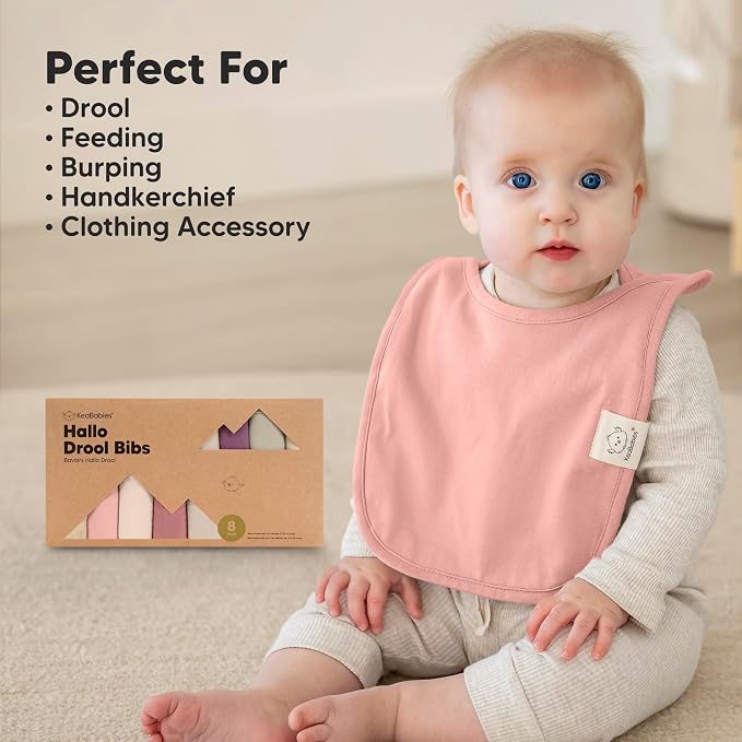 8-Pack Baby Bibs for Boys, Girls - Image 8