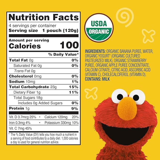 Earth's Best Organic Yogurt Smoothie Pouches - Image 2