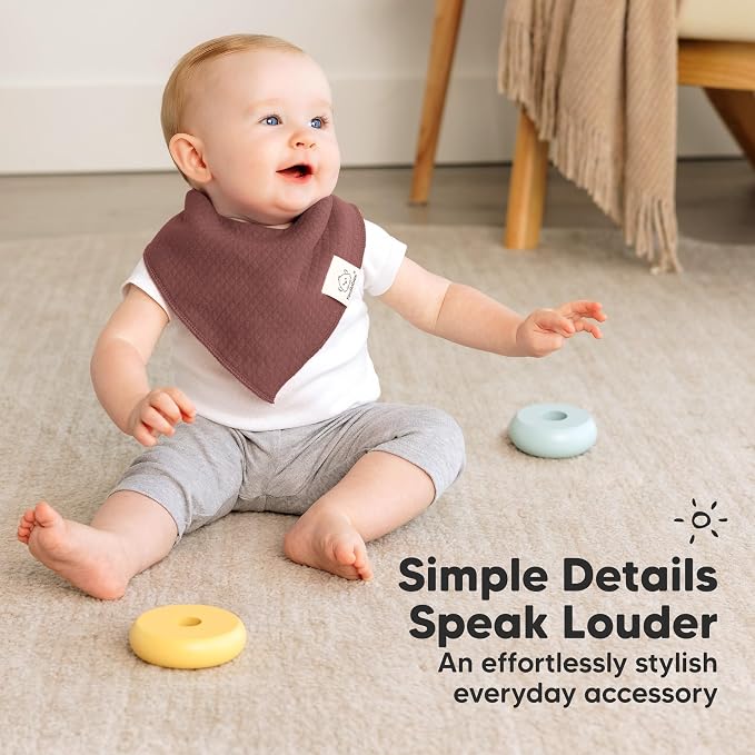 KeaBabies 8-Pack Bandana Bibs for Baby Girls, Boys - Image 6