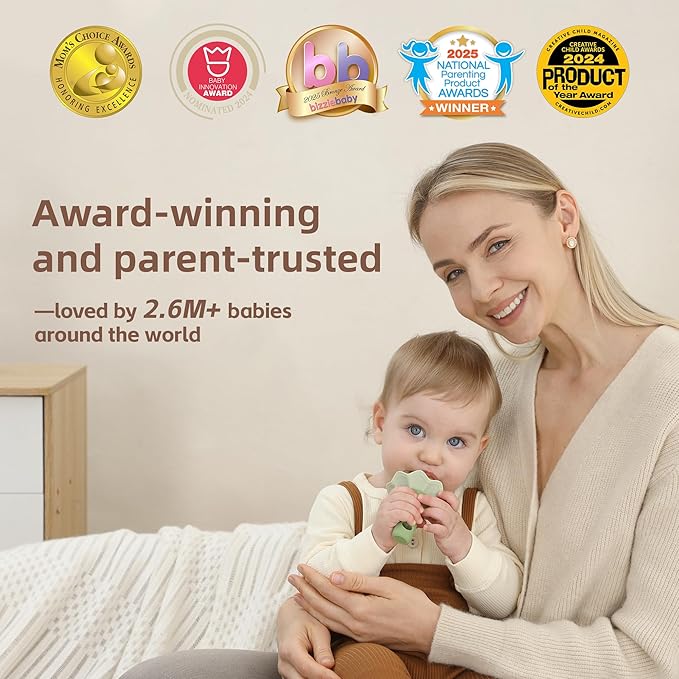 Moonkie Baby Fruit Feeder with Freezer Tray, BPA Free Silicone Food Feeder - Image 4