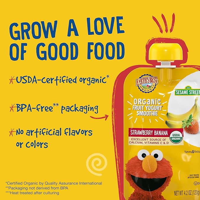 Earth's Best Organic Yogurt Smoothie Pouches - Image 6