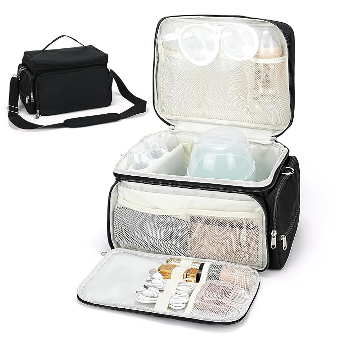 Breast Pump Bag Compatible by GEMIU
