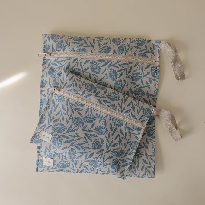 mushie Water Resistant Wet Bags | Large & Small Reusable Storage Bag - Image 5