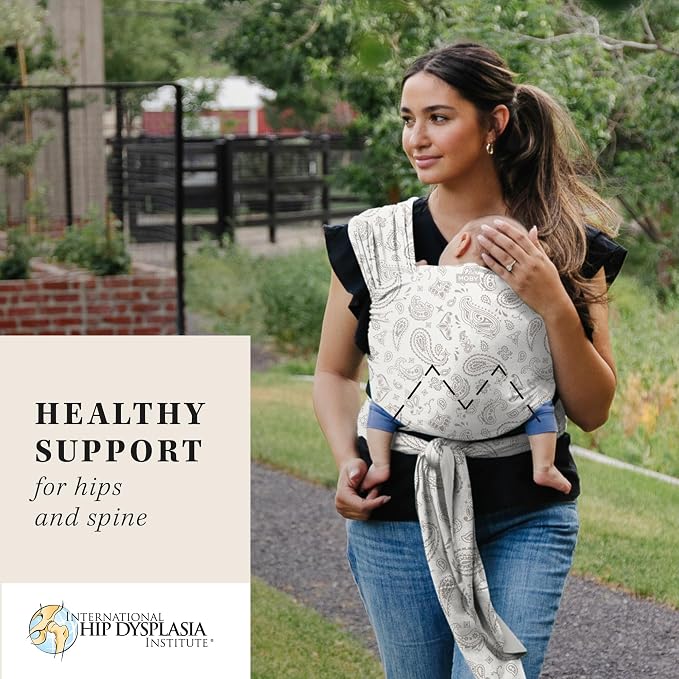 Moby Baby Wrap Carrier Classic for Newborns to Toddlers, Infant Sling Carrier - Image 3