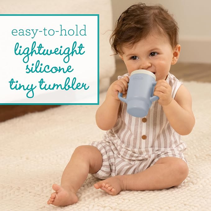 Infantino My 1st Tiny Tumbler, Silicone Sippy Cup - Image 4