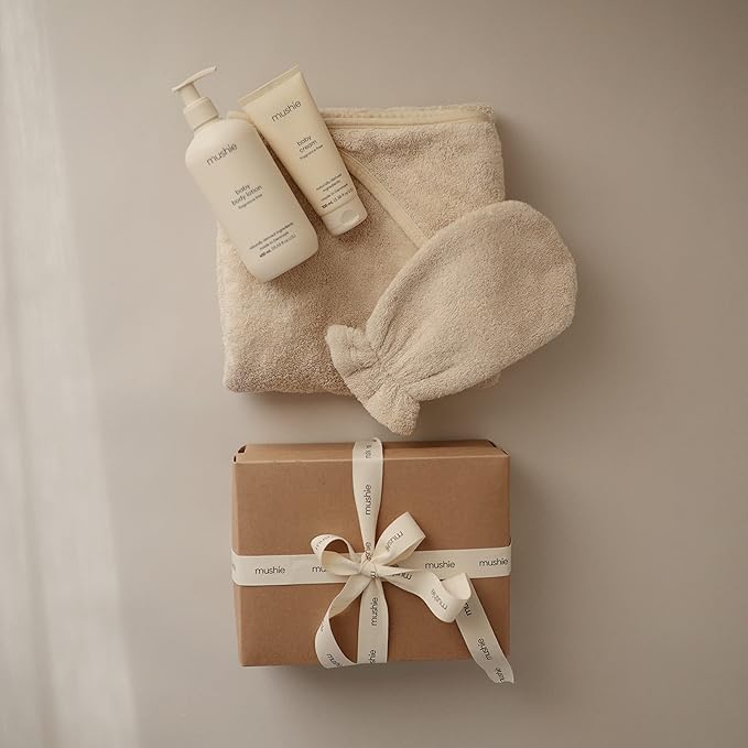 mushie Baby Hooded Towel | Organic Cotton - Image 5