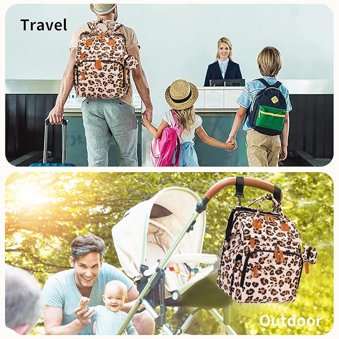 KABAQOO Diaper Bag Backpack - Image 7