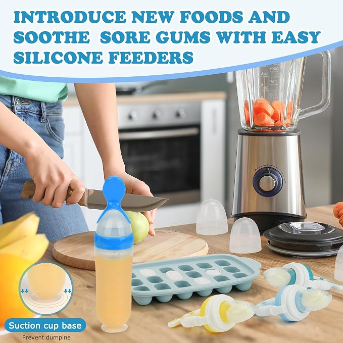 Food Feeder Baby Fruit Feeder Baby Breastmilk Popsicle Molds-& Baby Fruit - Image 7
