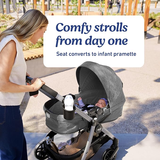 Graco Redmond Modes Pramette Stroller, 3-in-1 Convertible: Car Seat Carrier - Image 3