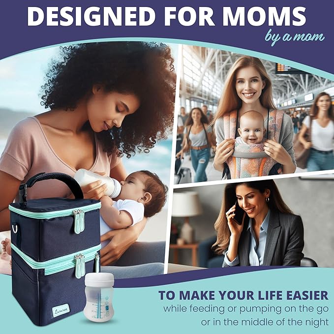 Cool Insulated Breast Milk Cooler Bag - Image 6