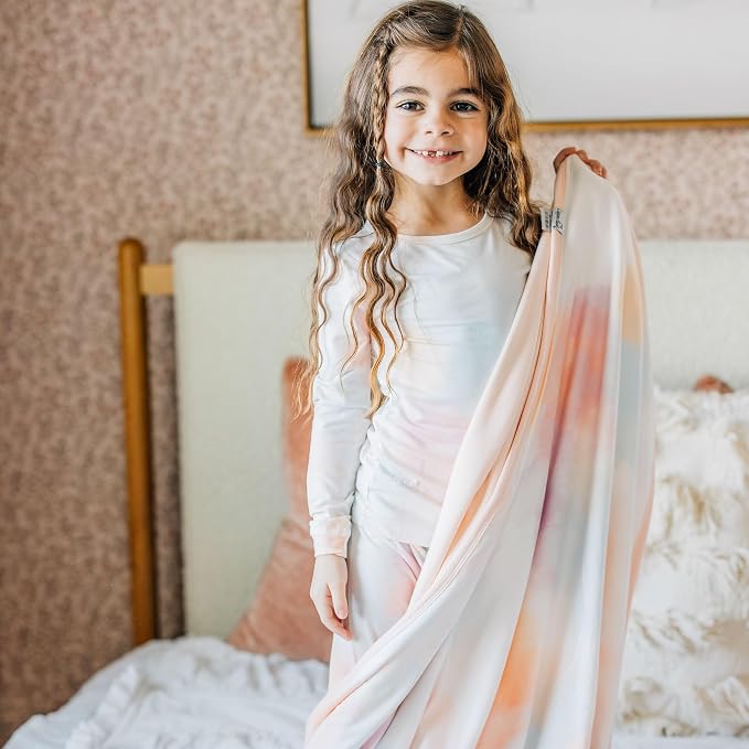 Copper Pearl Large Premium Knit Baby 3 Layer Stretchy Quilt Blanket Nova - Image 6