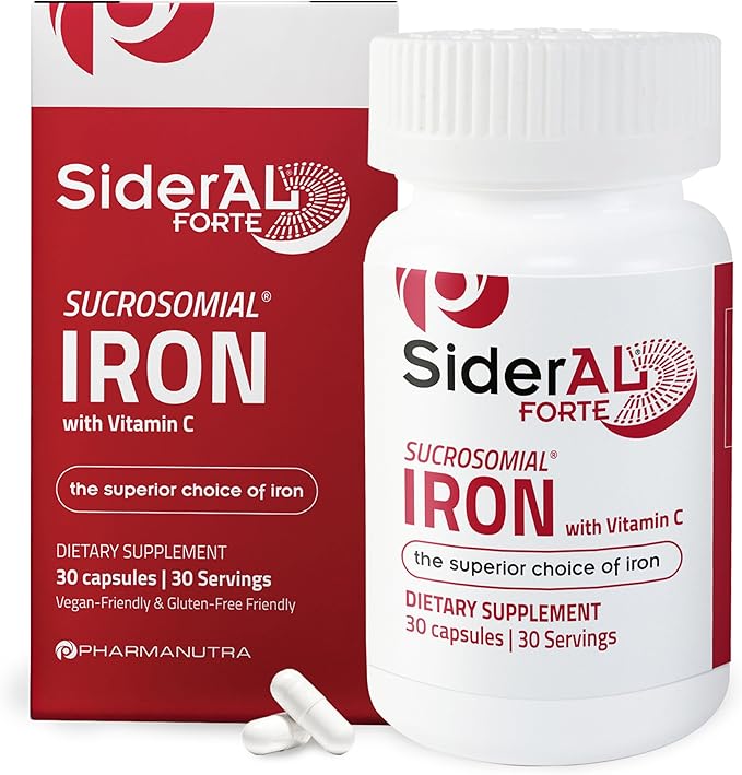 SiderAL Forte Iron Supplement Clinically Proven to Increase Levels Without Side by Pharmanutra
