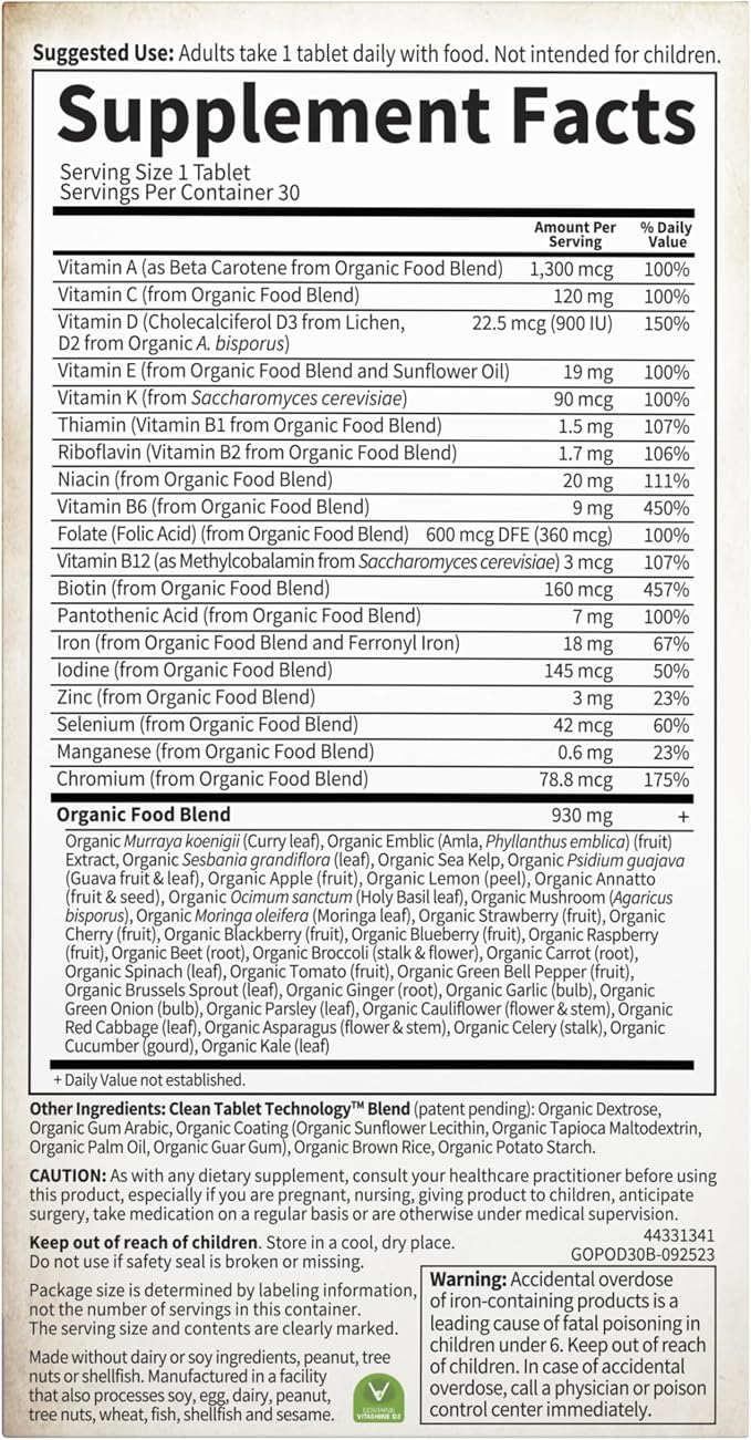 Garden of Life Organics Prenatal Vitamin: Folate - Image 9