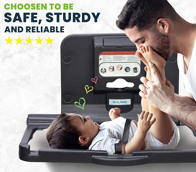 Alpine Wall Mounted Baby Changing Station - Image 7