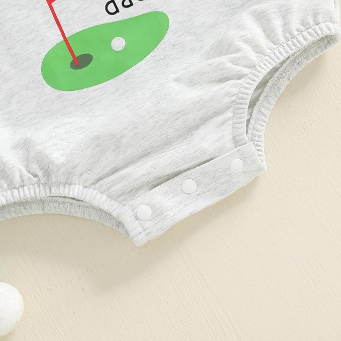 VISGOGO Newborn Infant Baby Boy Girls Oversized Romper Little Dude Sweater - Image 7