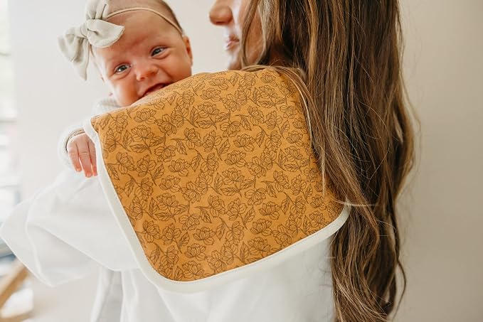 Copper Pearl Premium Baby Burp Cloths - Image 5