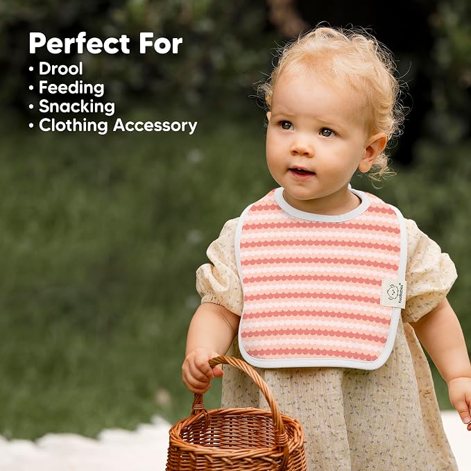 KeaBabies 8-Pack Organic Baby Bibs - Image 8