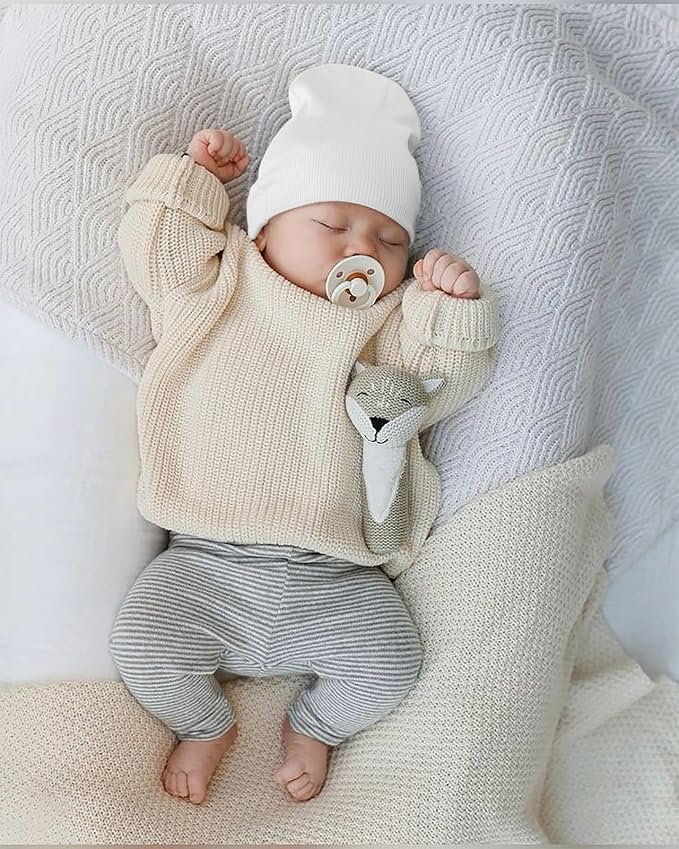 DRESHOW BQUBO 6 Pack Baby Newborn Hats Set - Image 4