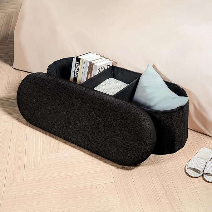 B FSOBEIIALEO Ottoman with Storage - Image 2