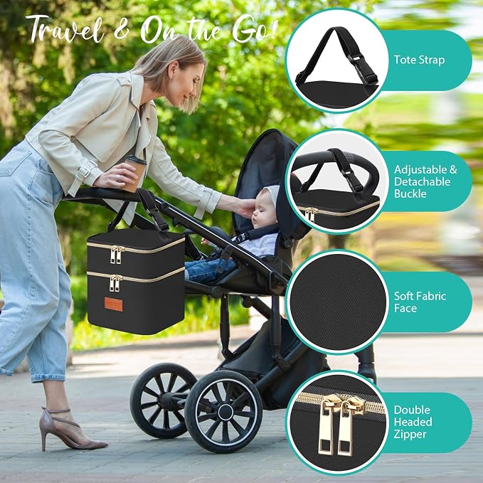 PIIOSER Breast Milk Storage Cooler Bag - Image 8