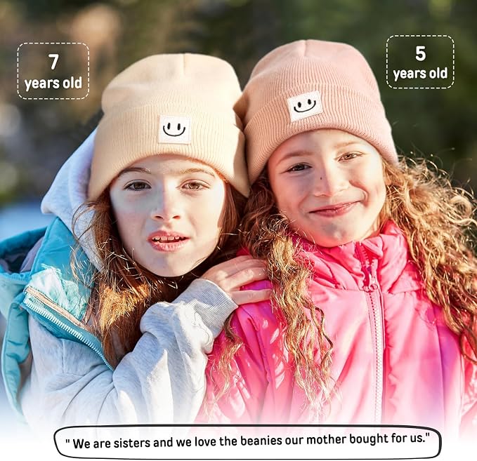 FURTALK Baby Beanie Cute Toddler Winter Hat Knit Boys Girls Warm 2 Pack Kids - Image 5