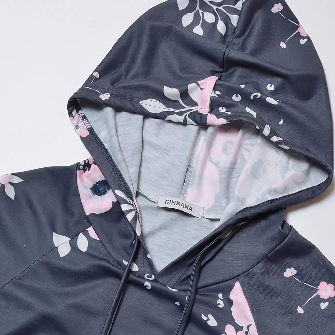 GINKANA Women's Nursing Hoodie Sweatshirt Long Sleeves Breastfeeding Maternity - Image 4