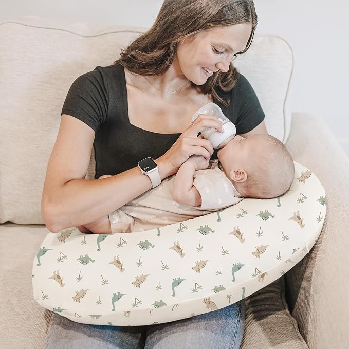 Konssy 2 Pack Nursing Pillow Covers, Stretchy and Soft Nursing Cover - Image 6