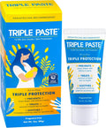 Triple Paste Diaper Rash Cream for Baby - 3 oz Tube - Zinc Oxide Ointment Treats by TriplePaste
